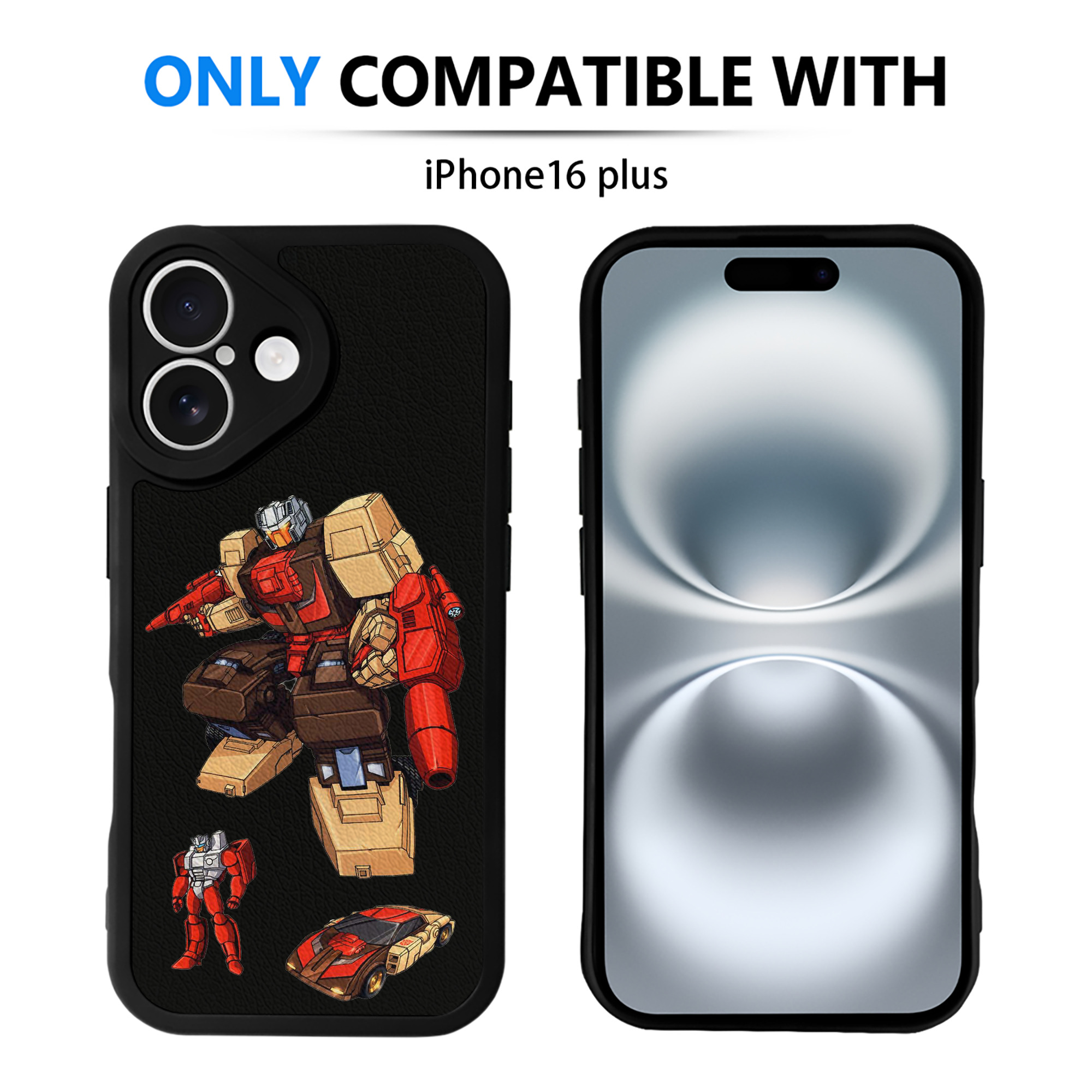 （画像用）  【iPhone 16シリーズ対応】シリコンスマホケース（レザー調） 材質：シリコン